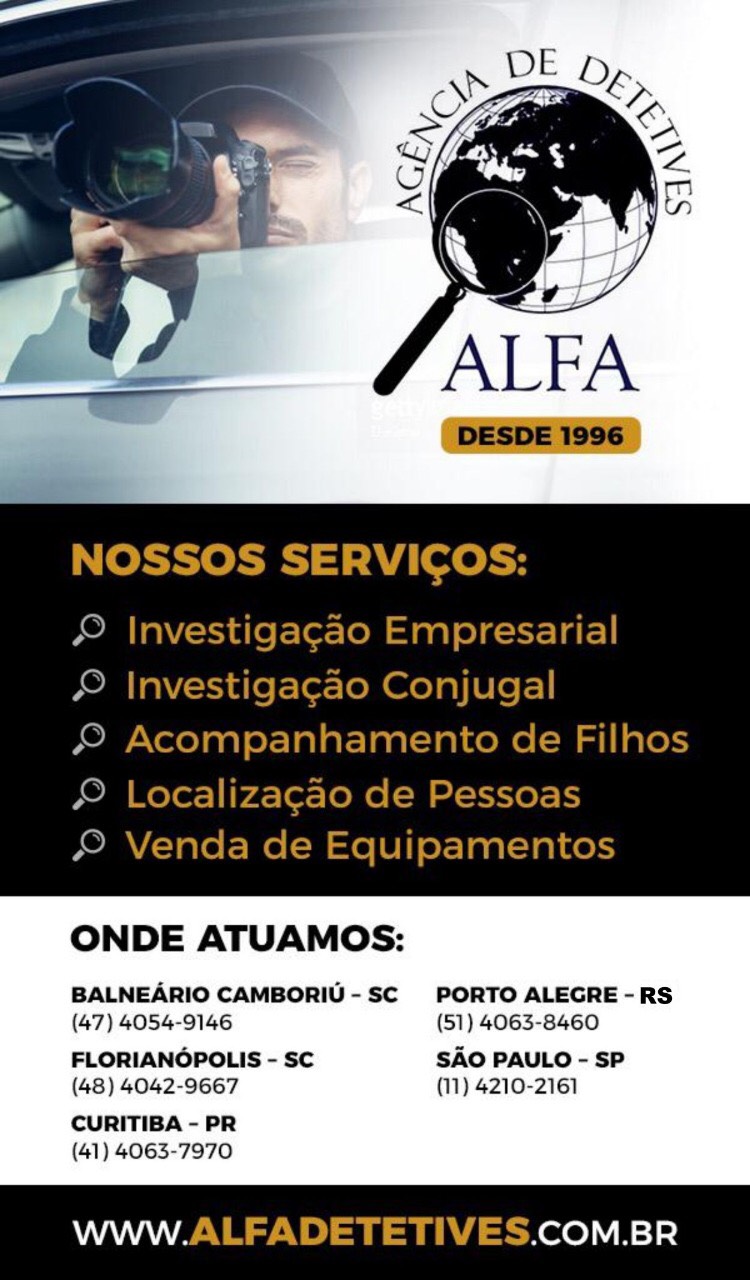(48)4042-9667 Detetive Alfa Seriedade em Florianópolis – SC