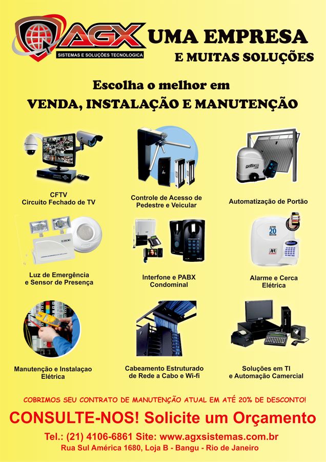 MANUTENÇÃO DE CFTV – Câmeras e Acessórios