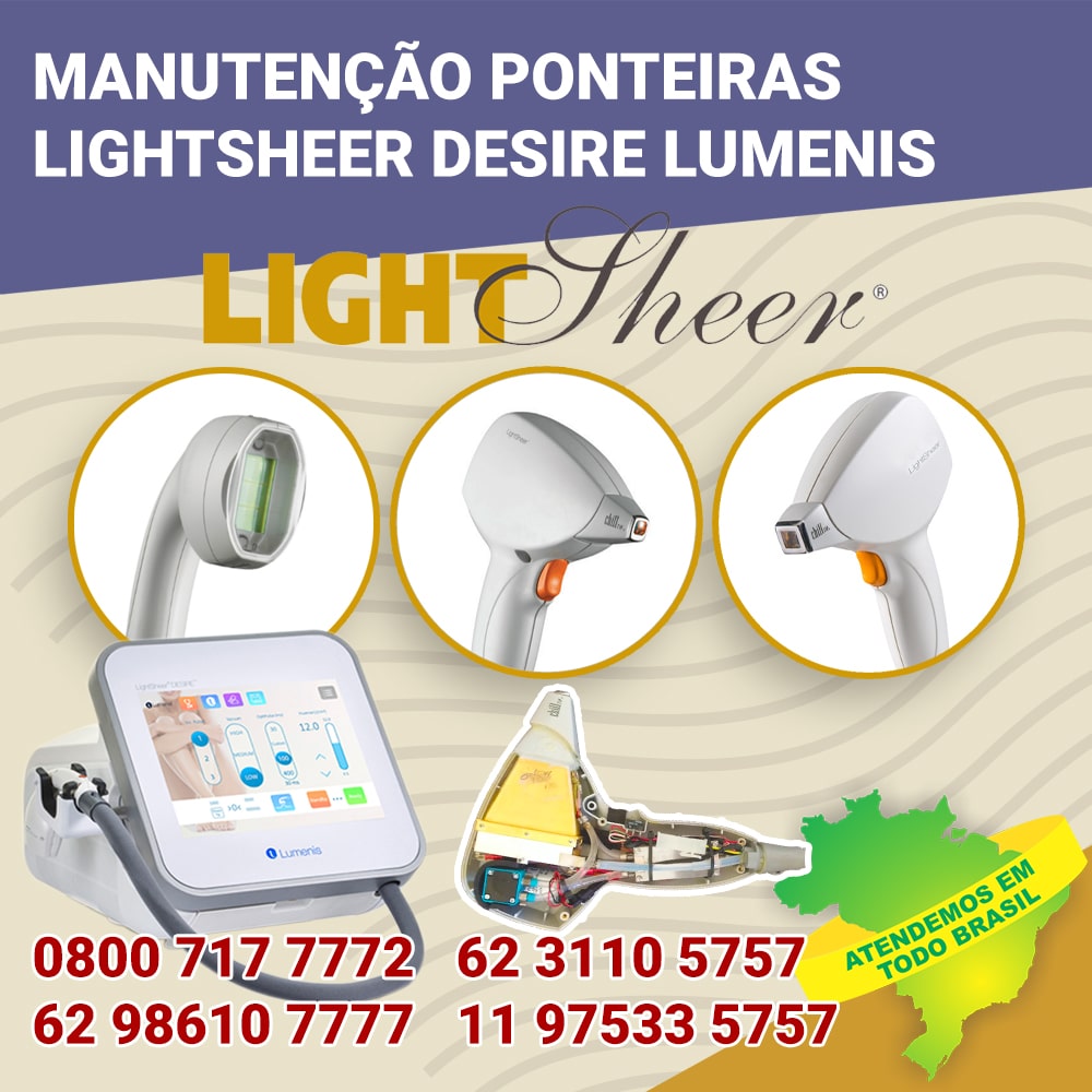 62 3110 5757 MANUTENÇÃO EM PONTEIRAS LIGHTSHEER LUMENIS BRASIL
