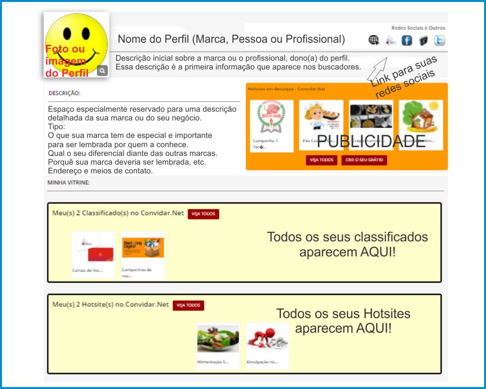 Cartão de Visita Online. Sua melhor publicidade gratuita
