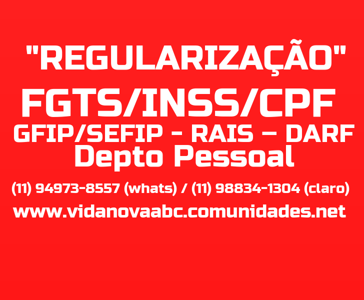 REGULARIZAÇÃO DEPTO PESSOAL e FOLHA DE PAGAMENTO para Contadores, Empresas, Micros, Empreendedor Individual, Autônomos, Domésticas e Escritórios: