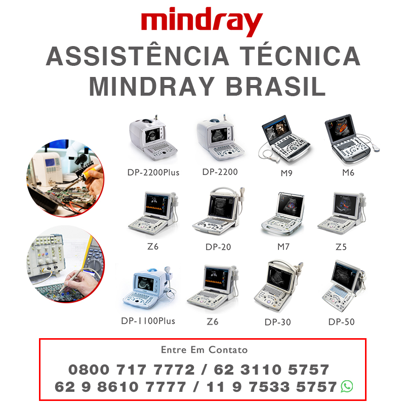 62 9 8610 7777 – ASSISTÊNCIA TÉCNICA MINDRAY BRASIL