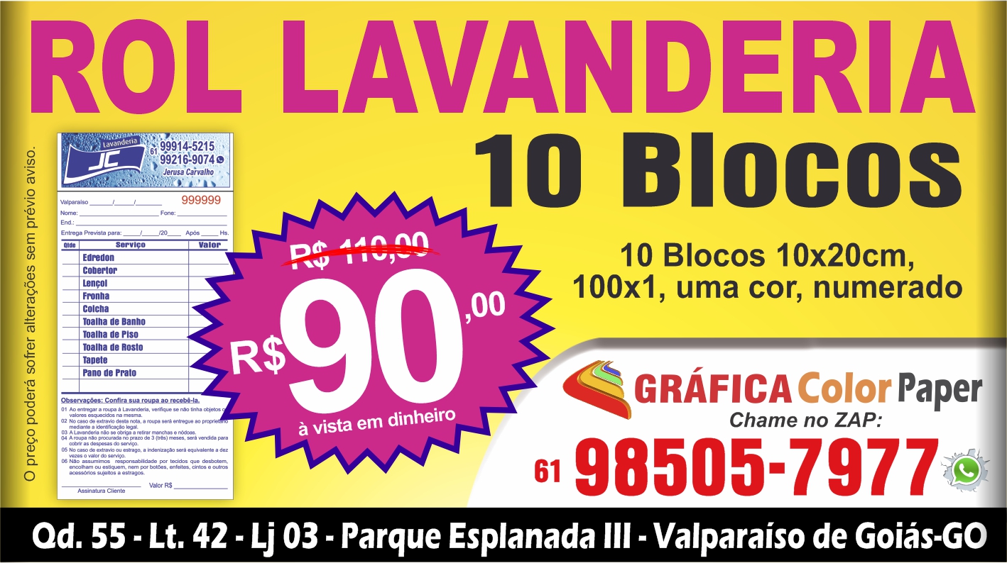 Rol de Lavanderia