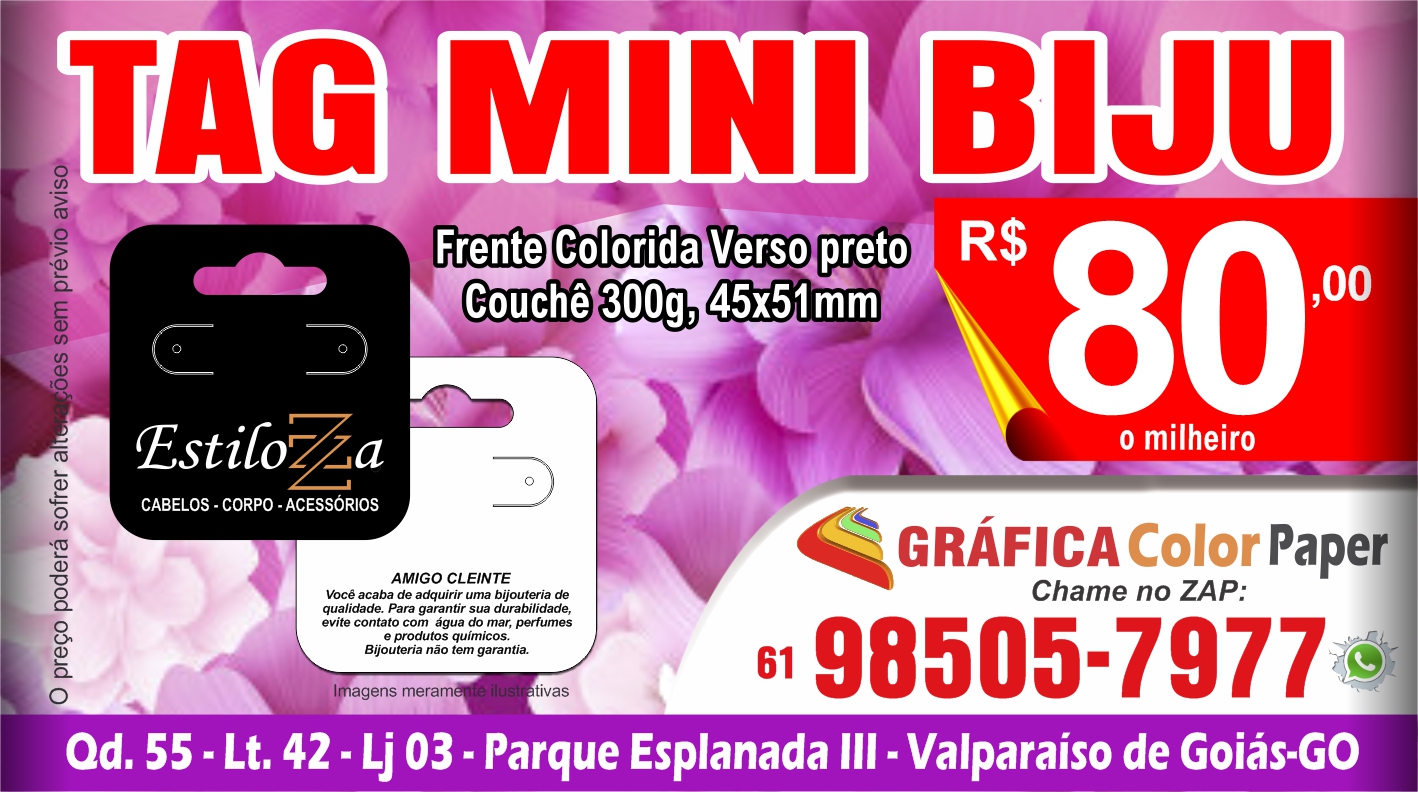 TAG mini para Biju