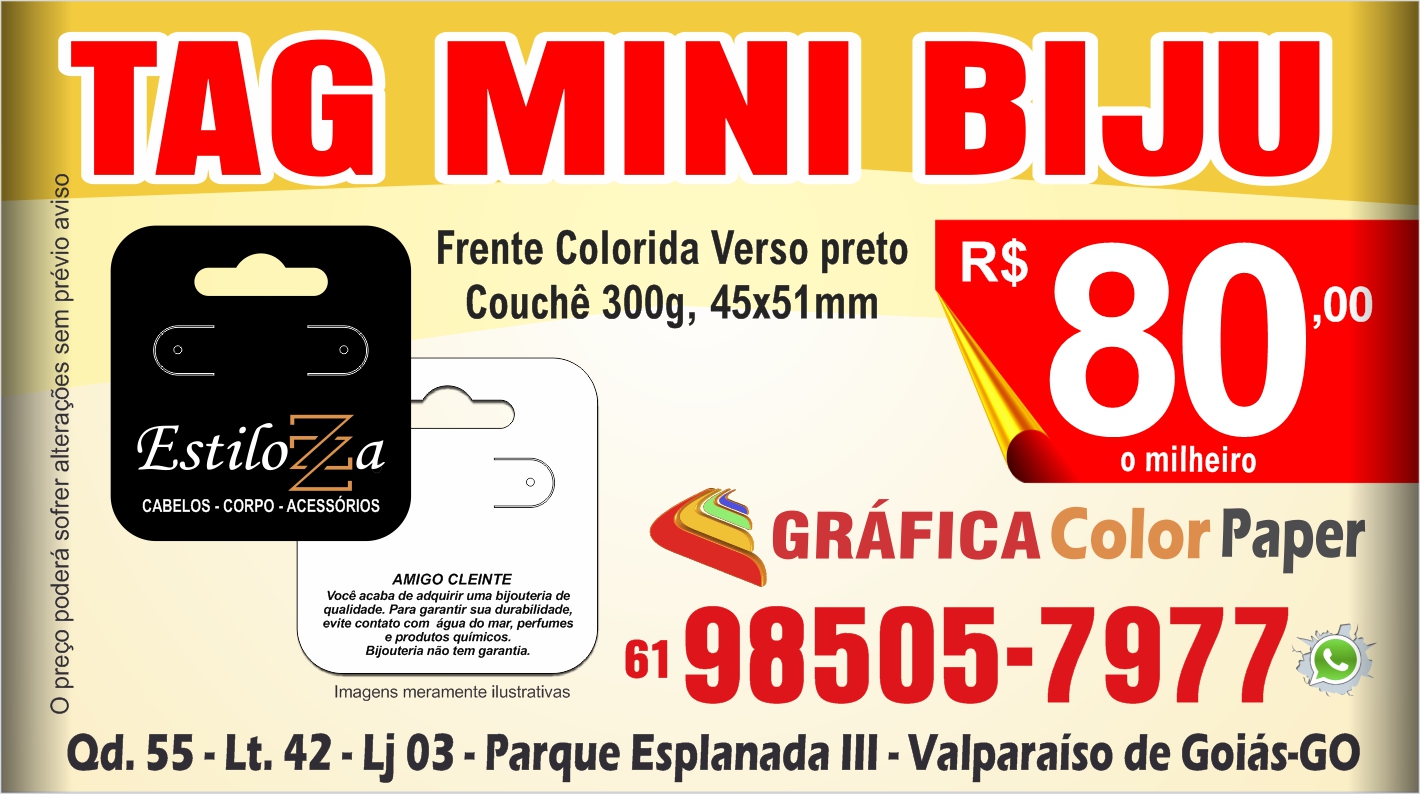 TAG mini para Biju