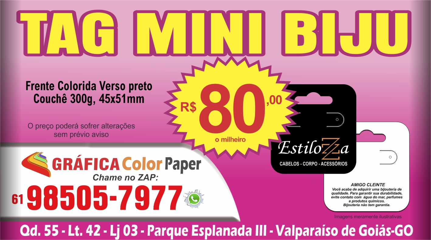 TAG mini para Biju