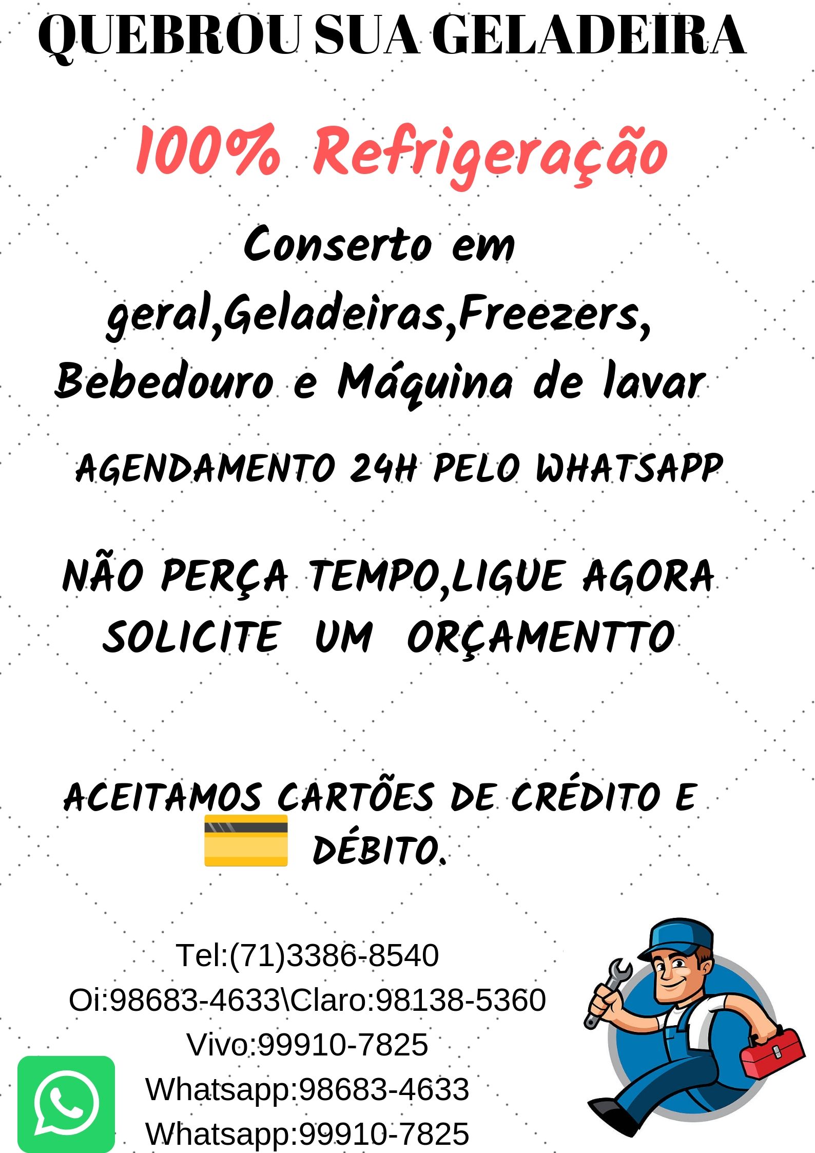 Refrigeração conserto de geladeira