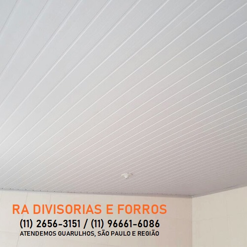 Divisoria em Guarulhos-SP eucatex drywall forro isopor pvc vidro divisorias usadas