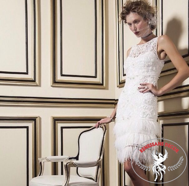 Boiserie europeu Luxury dourado
