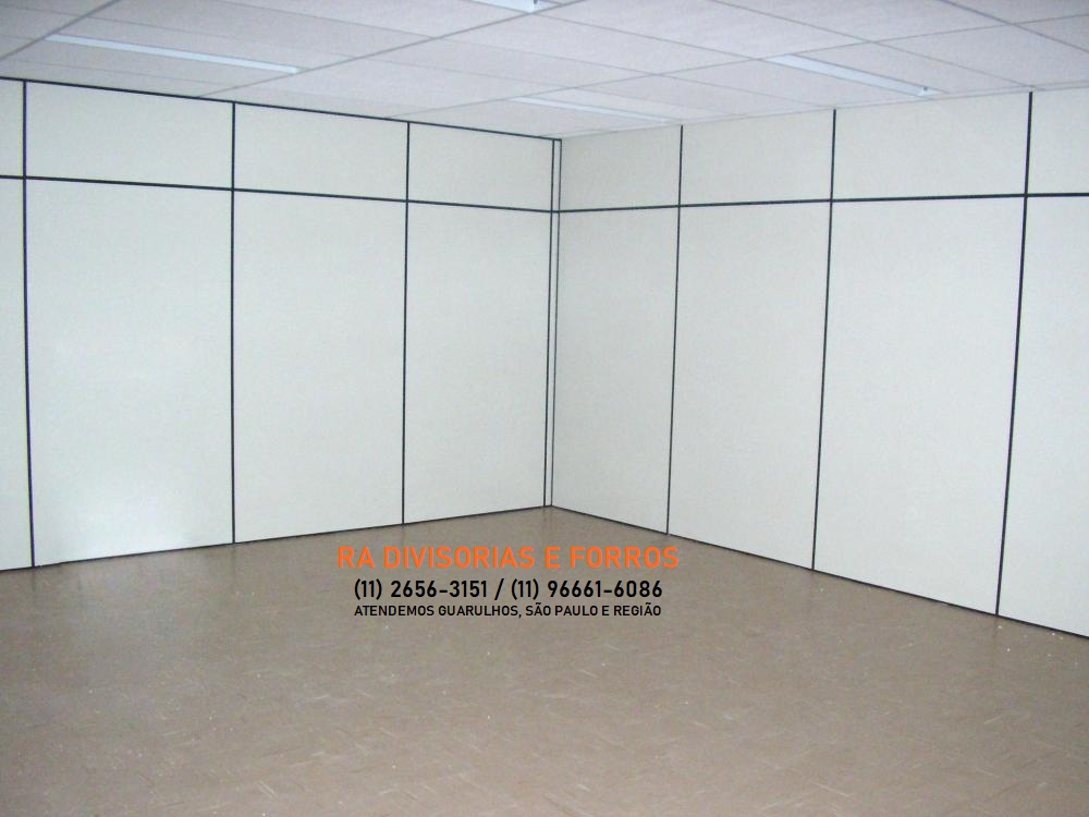 Divisórias Drywall em Guarulhos eucatex forro pvc isopor vidro madeira