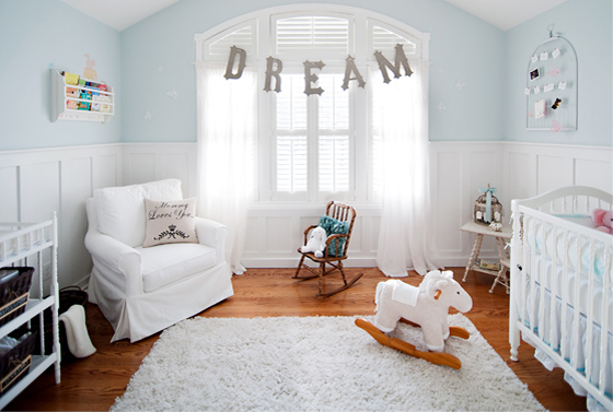 Boiserie para Quarto de bebe e casal provençal
