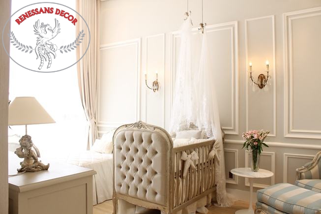 Boiserie para Quarto de bebe e casal provençal