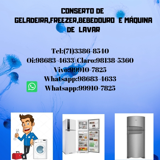 Refrigeração conserto de geladeira