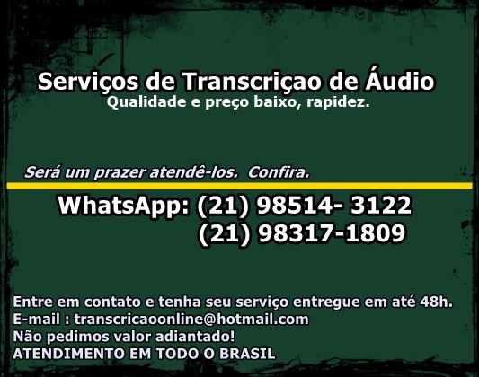 Transcrição de Áudio Para Texto