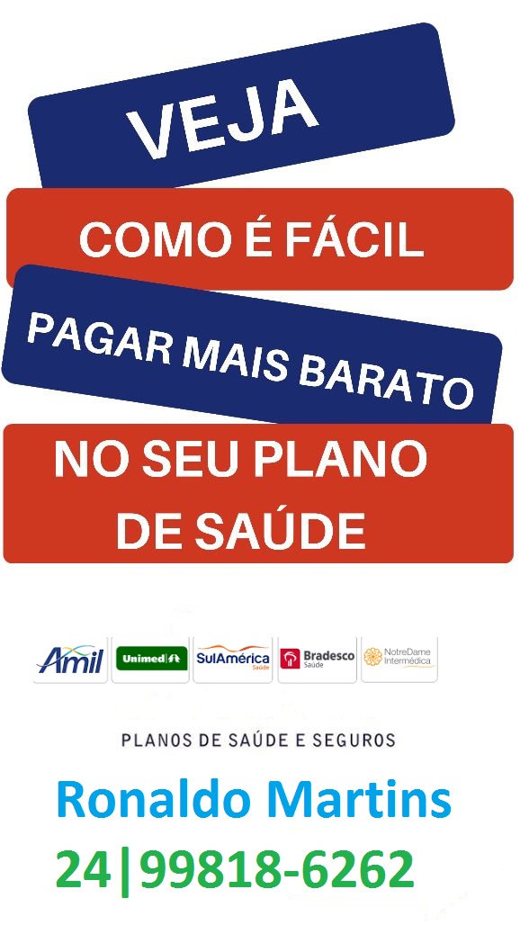 Qualicorp em Barra Mansa 24|99818-6262 Ronaldo Martins