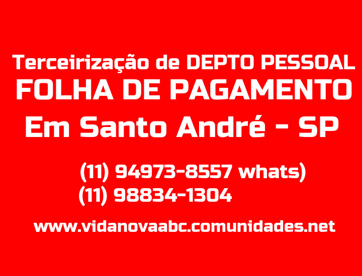 Terceirização de DEPTO PESSOAL