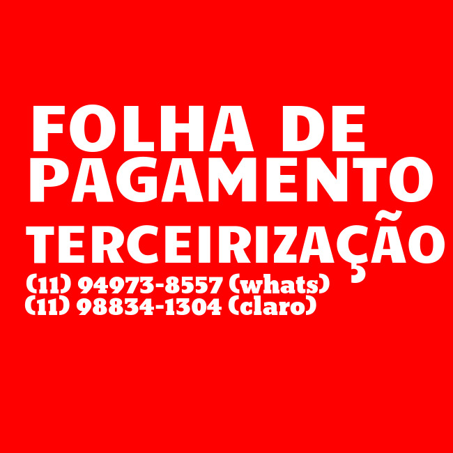 Terceirização de DEPTO PESSOAL