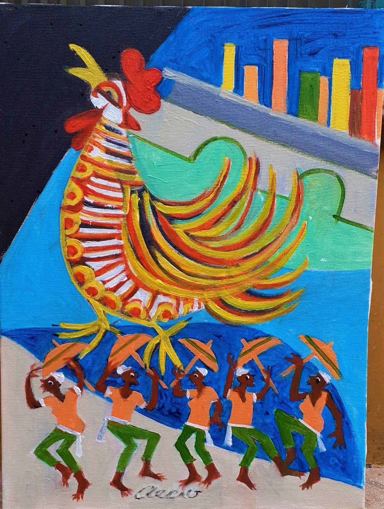 LINDAS TELAS DE AECIO ARTISTA NAIF