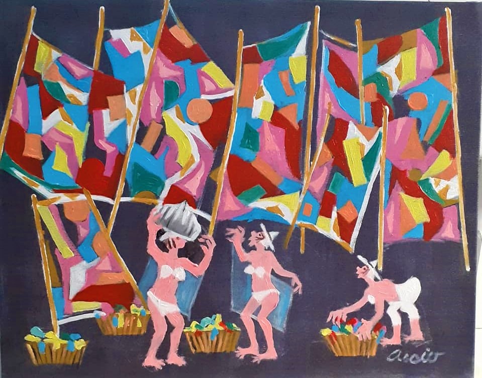 LINDAS TELAS DE AECIO ARTISTA NAIF