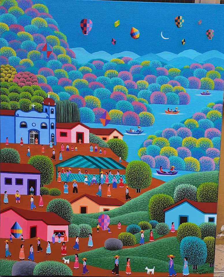 LINDAS TELAS DE ROBSON BARROS ARTISTA NAIF
