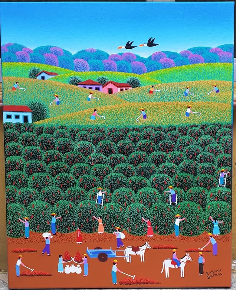LINDAS TELAS DE ROBSON BARROS ARTISTA NAIF