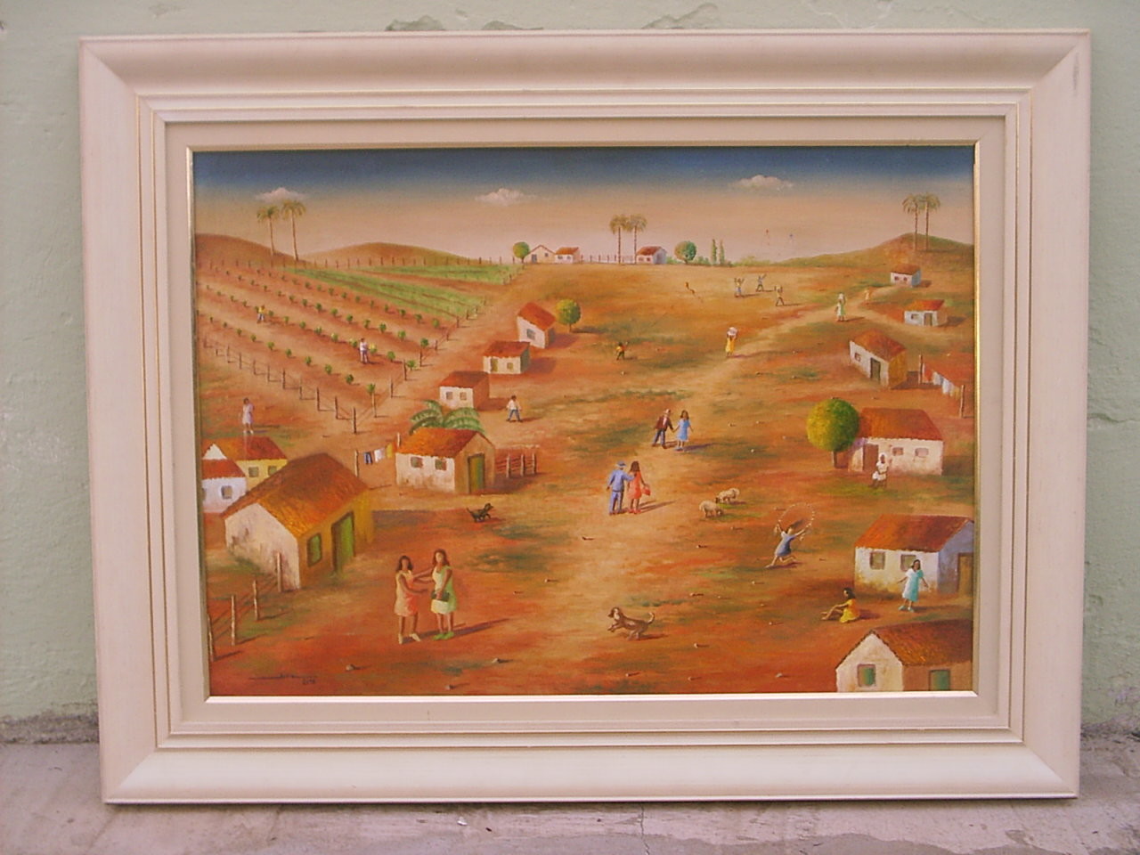 JULIO BRIGATTO TEMA A VILA MEDIDA 60X80