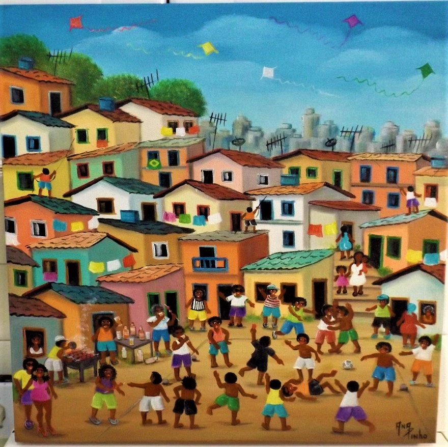 LINDAS TELAS DE ANA PINHO ARTISTA NAIF