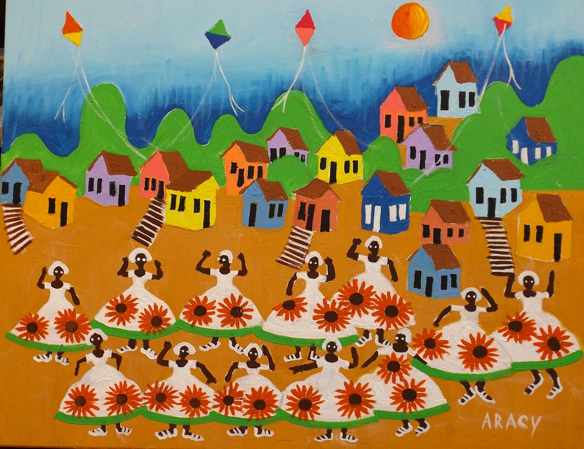 BELAS OBRAS DE ARACY ARTISTA NAIF