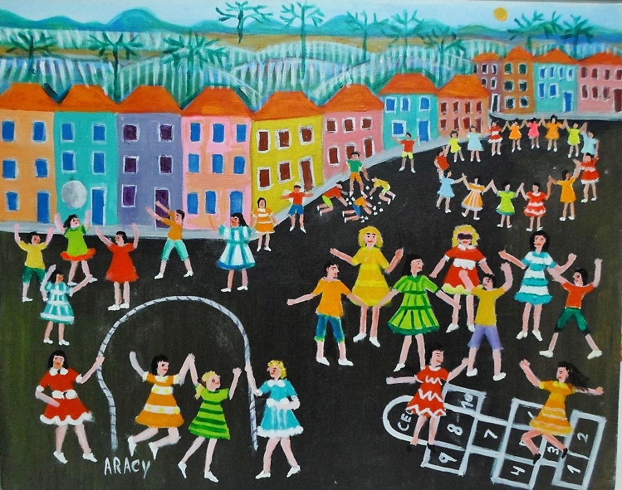 BELAS OBRAS DE ARACY ARTISTA NAIF