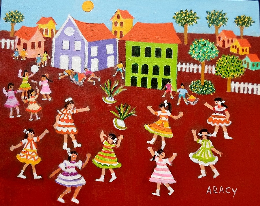 BELAS OBRAS DE ARACY ARTISTA NAIF