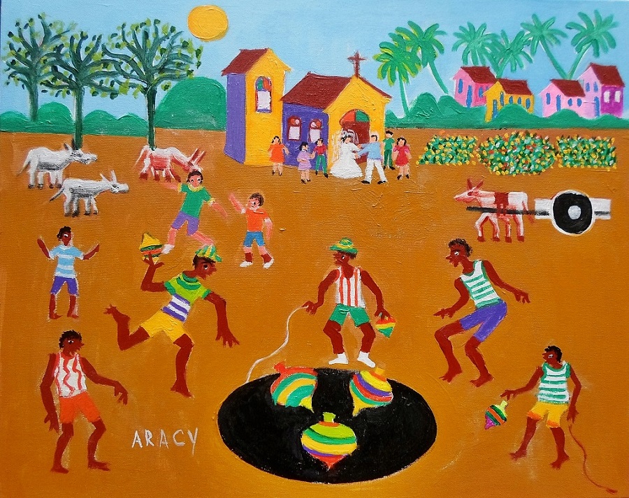 BELAS OBRAS DE ARACY ARTISTA NAIF