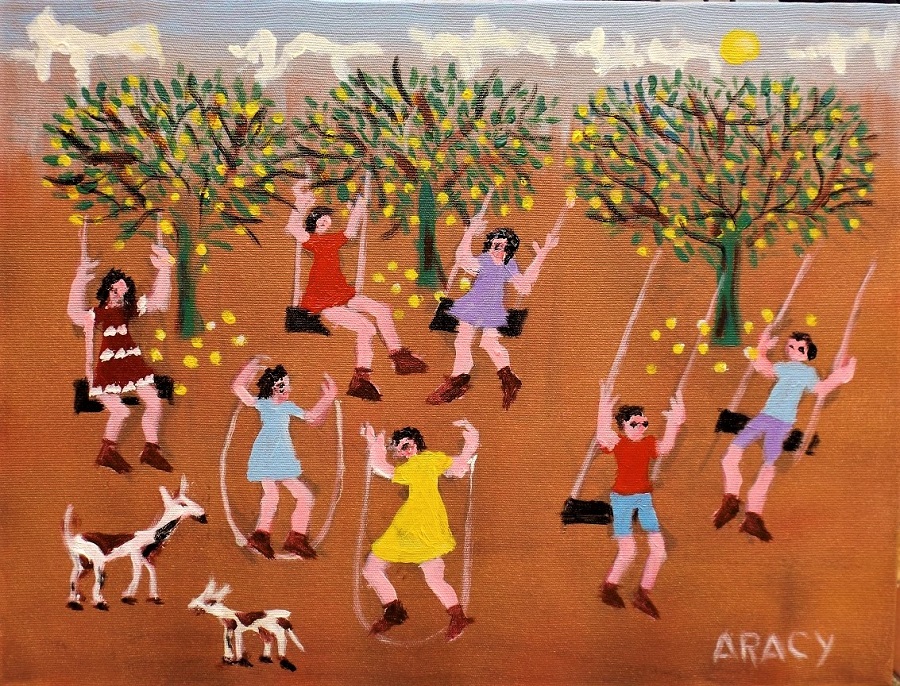 BELAS OBRAS DE ARACY ARTISTA NAIF