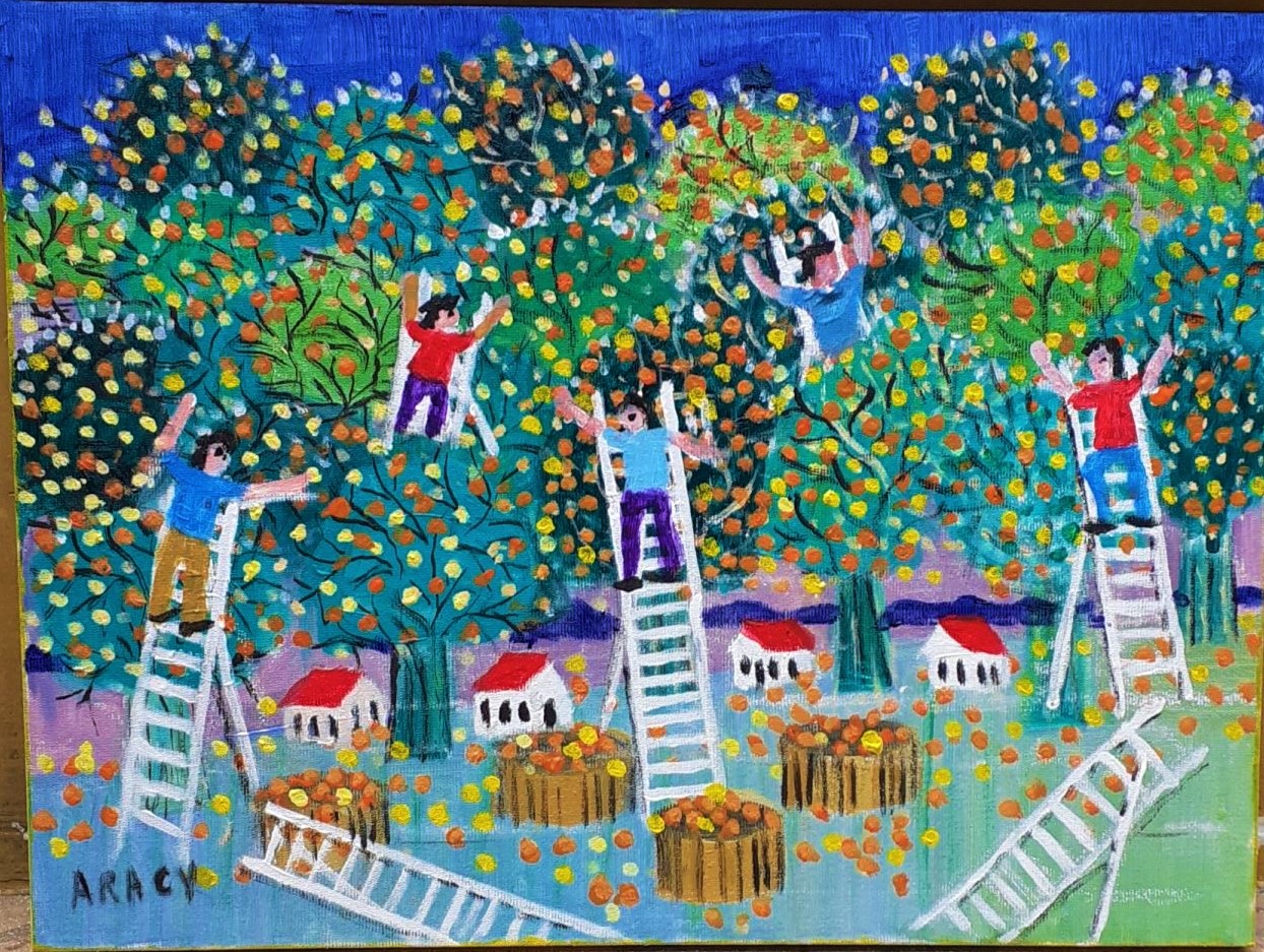 BELAS OBRAS DE ARACY ARTISTA NAIF