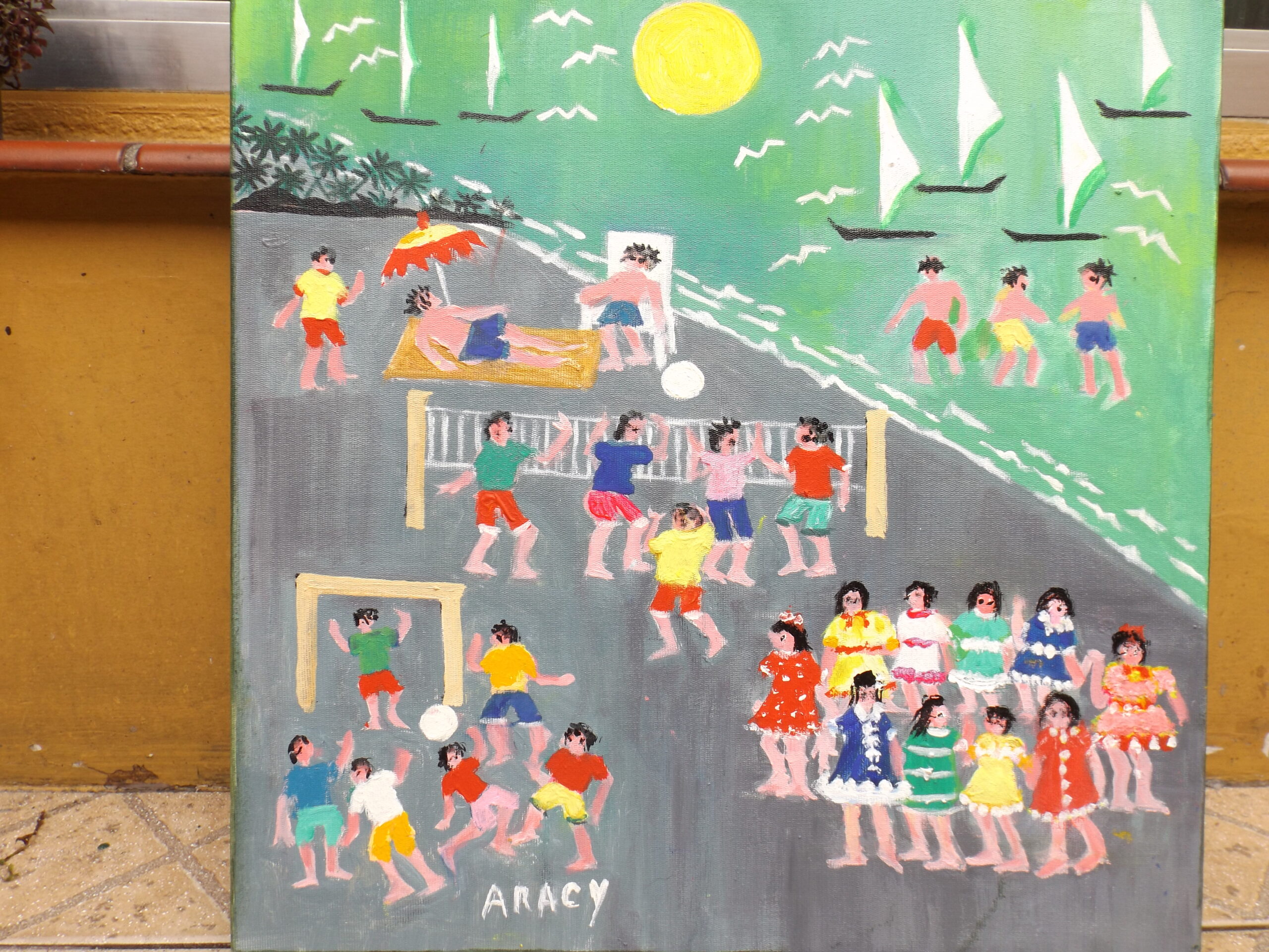 BELAS OBRAS DE ARACY ARTISTA NAIF
