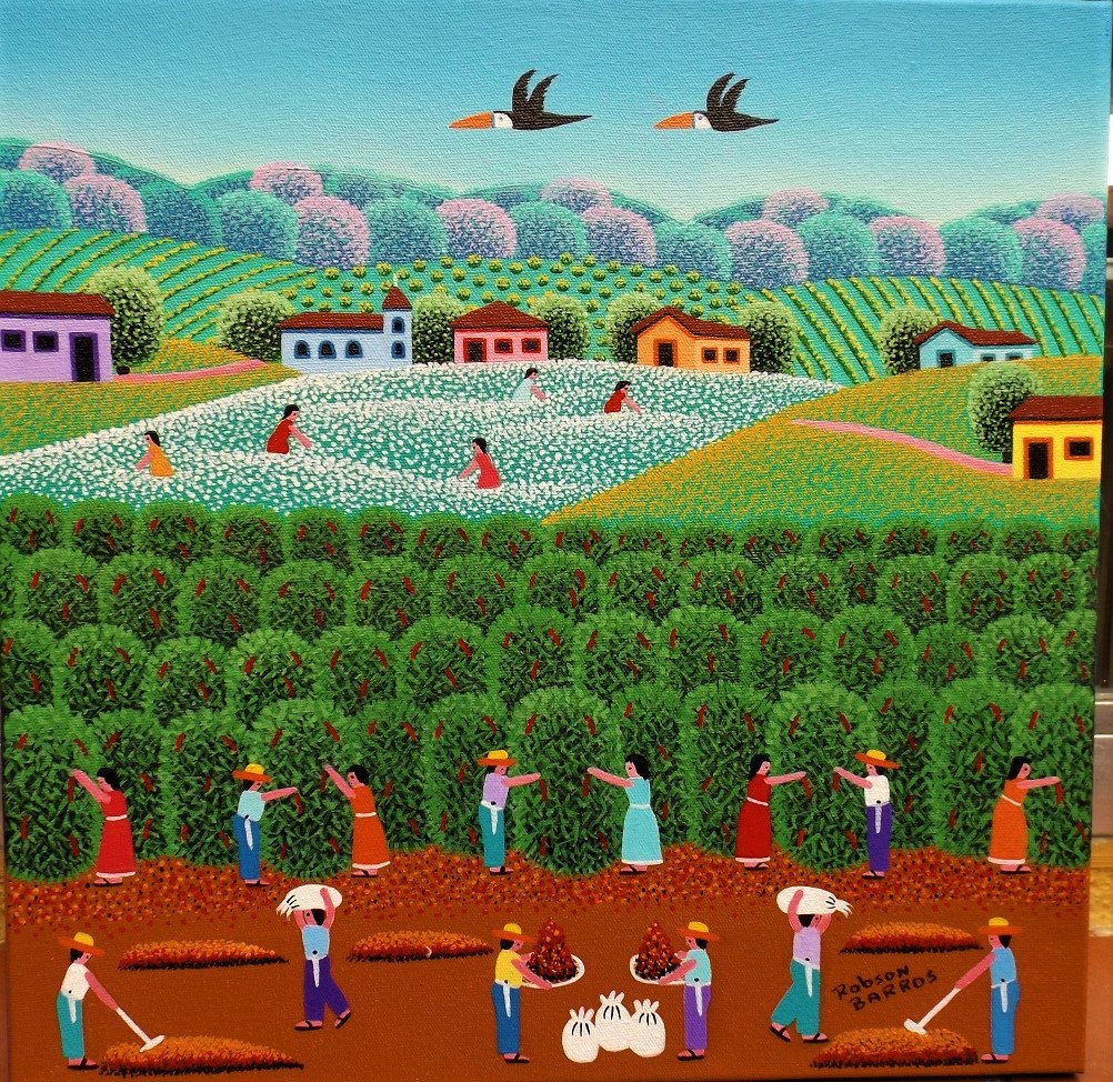 LINDAS TELAS DE ROBSON BARROS ARTISTA NAIF