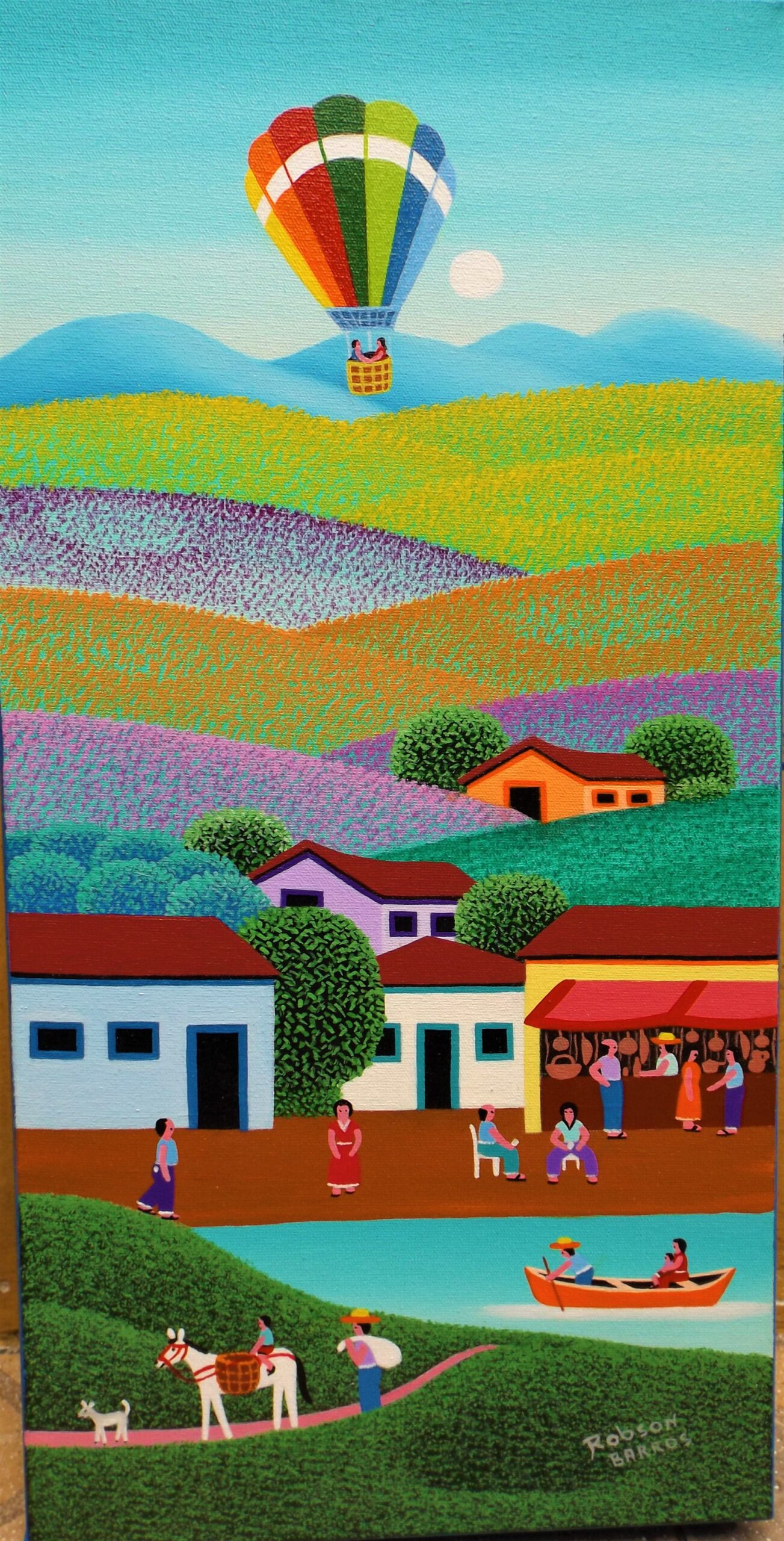 LINDAS TELAS DE ROBSON BARROS ARTISTA NAIF