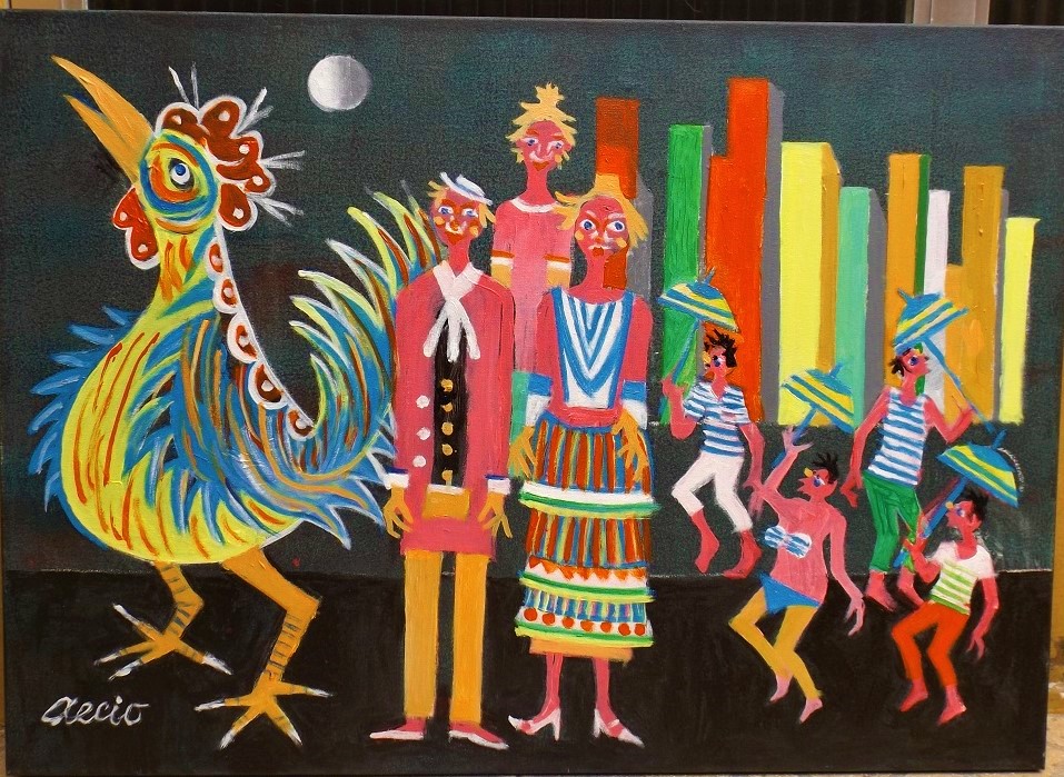 LINDAS TELAS DE AECIO ARTISTA NAIF