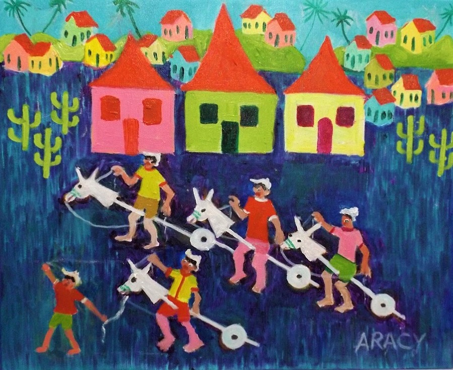 BELAS OBRAS DE ARACY ARTISTA NAIF