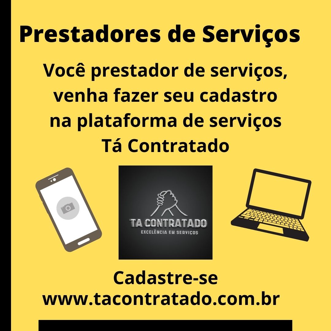 Tá Contratado prestadores de serviços