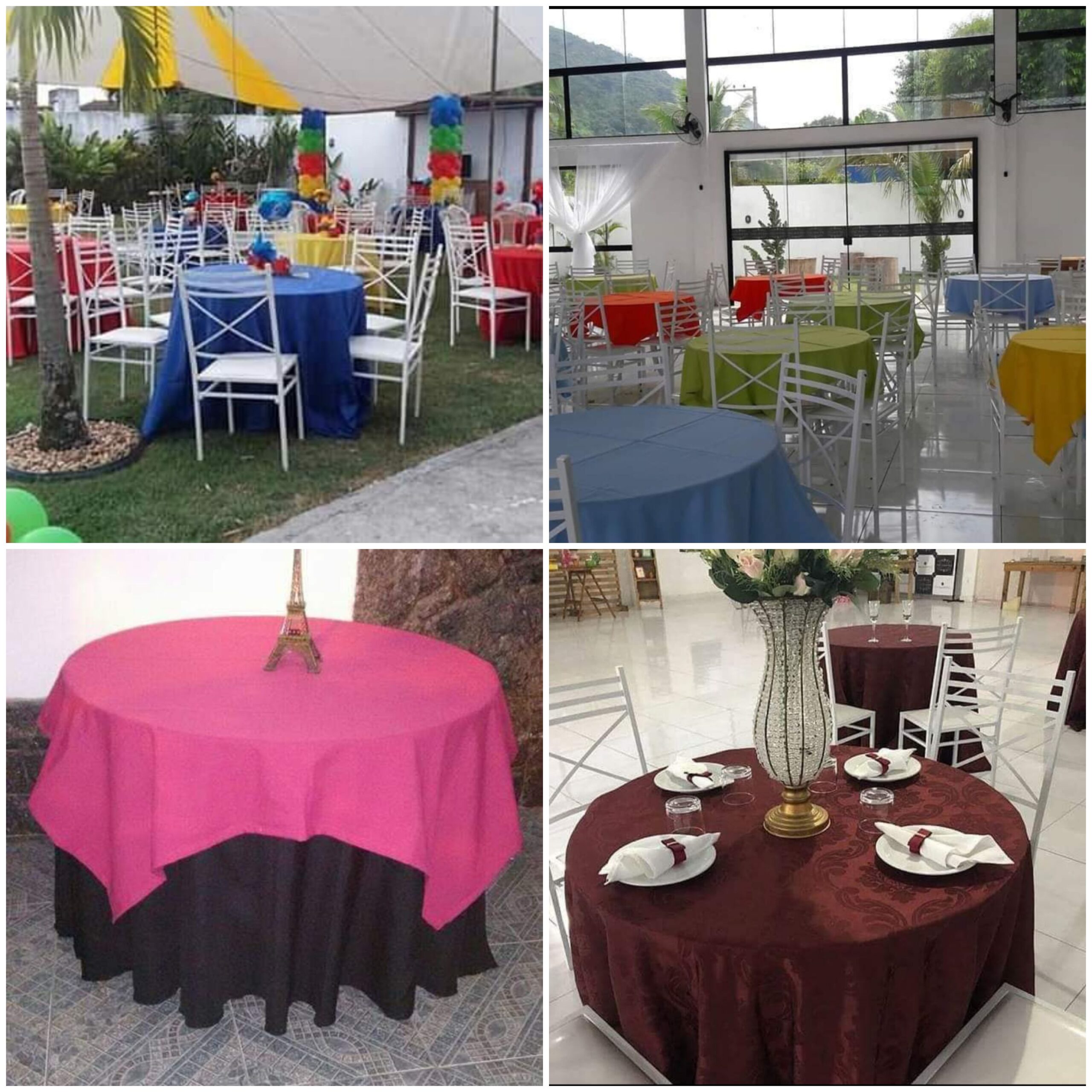 ALUGUEL DE TOALHAS  E TAMPOS PARA MESAS RIO DE JANEIRO 97226-8103 –  BARRA DA TIJUCA  – CAMPO GRANDE – RECREIO – BANGU – GUARATIBA