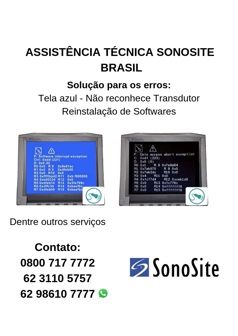 AssistenciaTecnicas SONOSITE no Brasil