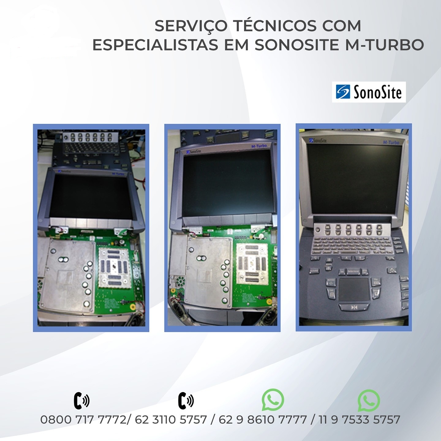 AssistenciaTecnicas SONOSITE no Brasil