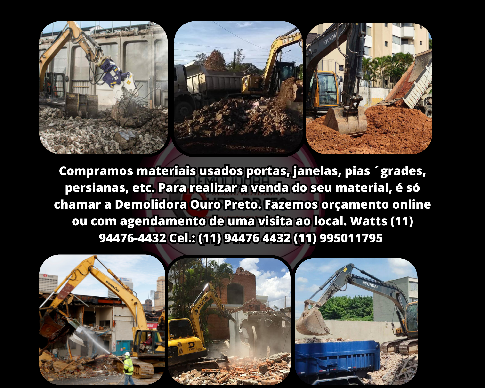 Compra de Material Usado de Demolição