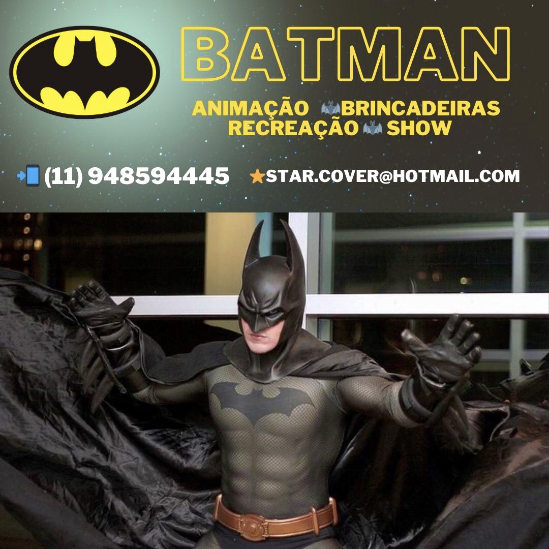 Batman animação de festa e eventos
