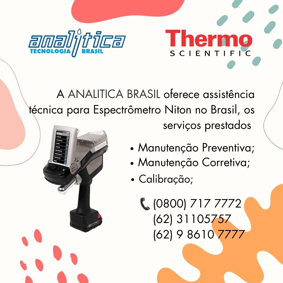 ASSISTENCIA TECNICA SPECTROMETROS NITON BRASIL