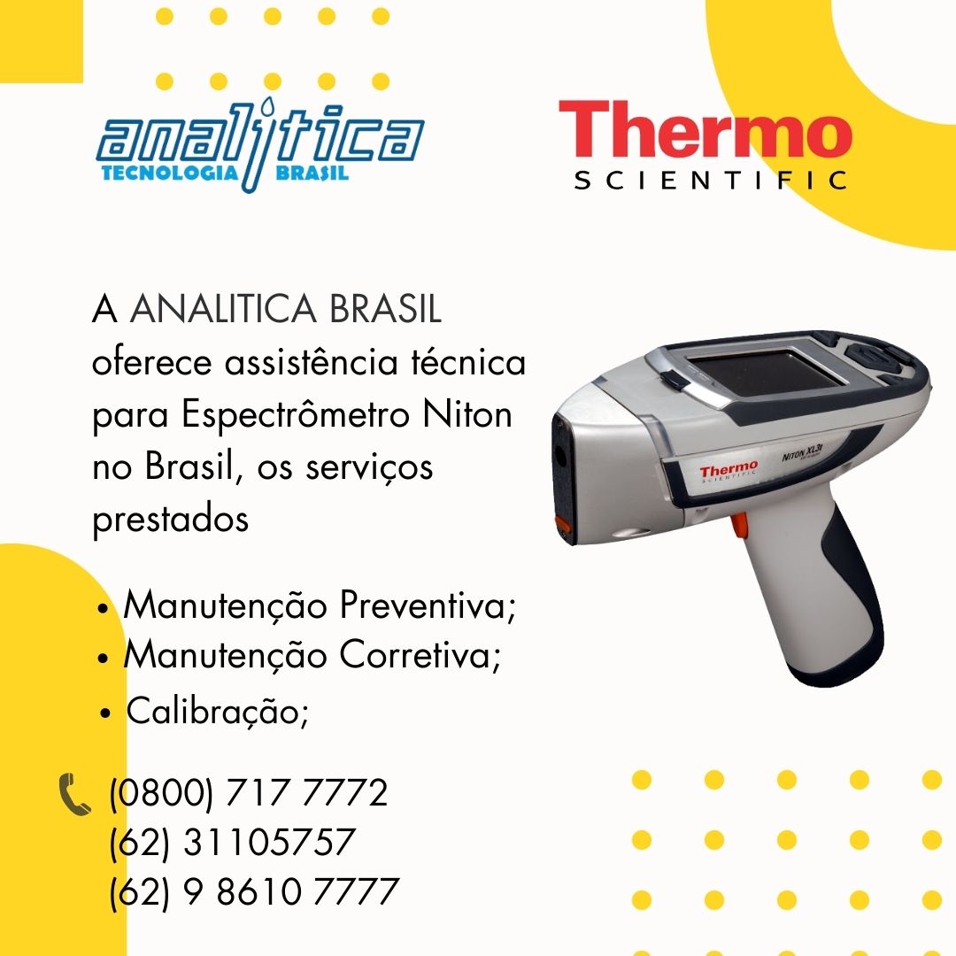ASSISTENCIA TECNICA SPECTROMETROS NITON BRASIL