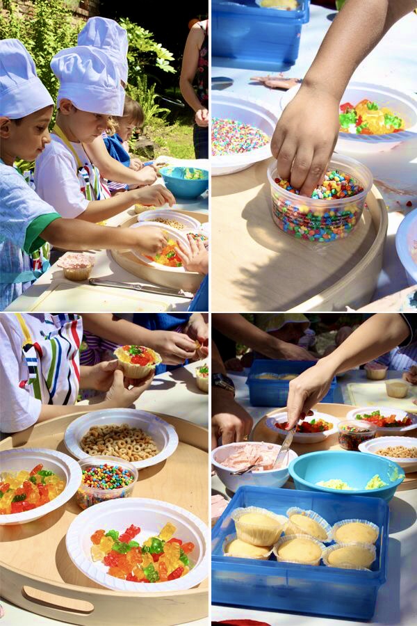Oficinas recreativas para festas infantil cupcakes bolos cookies