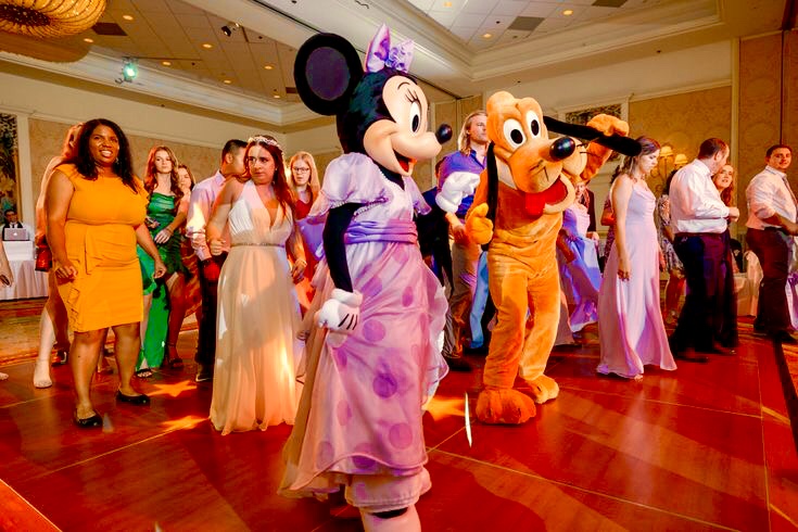 Recepção de festas e eventos personagens