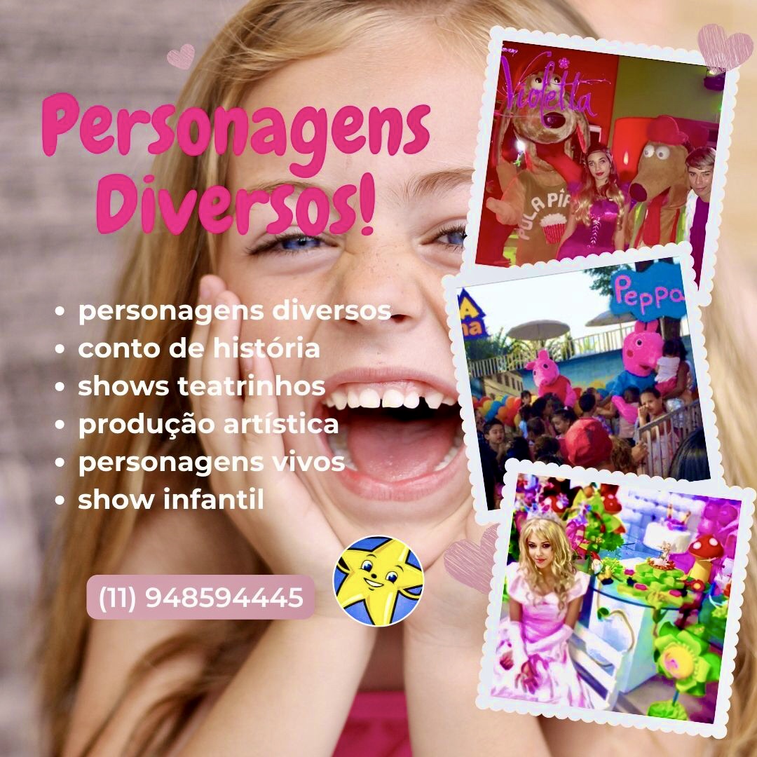 Show de personagens vivos (11) 948594445