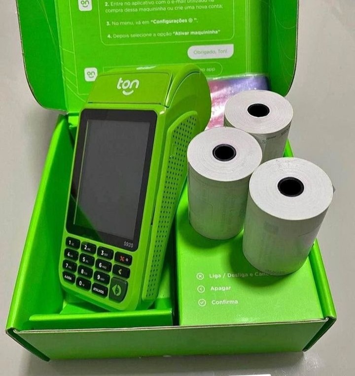 Maquininha de cartão Ton